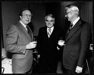 President Philip G. Hoffman with Leonard Rauch and Jack Valenti