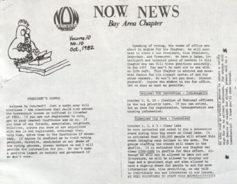 NOW News Bay Area Chapter, Vol. 10, No. 10, October 1982