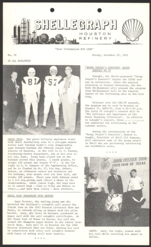 Shellegraph, No. 32, November 29, 1963 