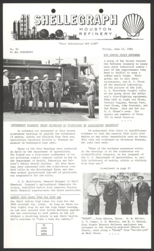 Shellegraph, No. 83, June 12, 1964 