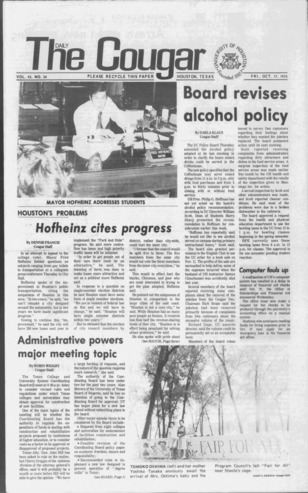 The Daily Cougar. Vol. 42, No. 26, October 17, 1975.