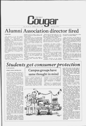 The Daily Cougar. Vol. 45, No. 52, November 7, 1978.