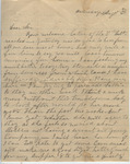 Letter from Mary Jones to Cromwell Anson Jones, August 2