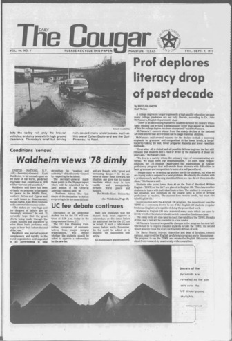 The Daily Cougar. Vol. 44, No. 9, September 9, 1977.