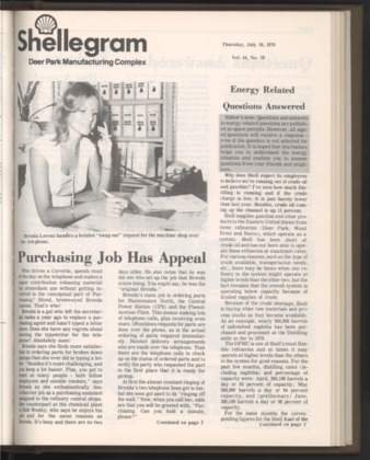 Shellegram, Vol. 44, No. 29, July 19, 1979
