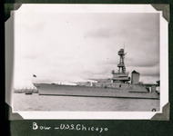 The bow of the USS Chicago