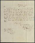 Letter from Military Governor William Davenport, 1848 April 8
