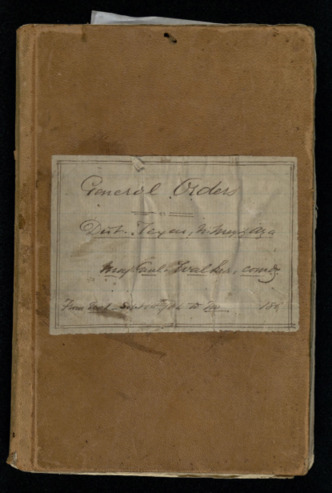 General Orders for the Districts of Texas, North Mexico, and Arizona