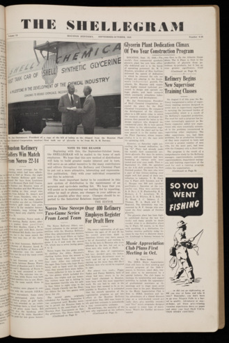 The Shellegram, Vol. 13, No. 9-10, September-October 1948