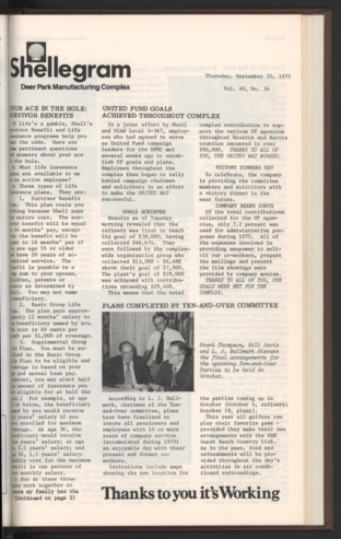 Shellegram, Vol. 40, No. [37], September 25, 1975