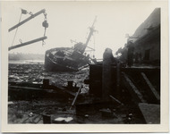 Slip #2 with ship destroyed in second explosion