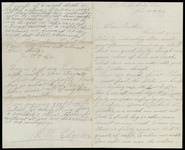 Letter from William Edgerton to Dorothy Edgerton, regarding cooking