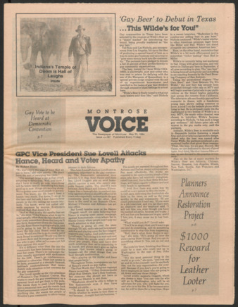 Montrose Voice, No. 187, May 25, 1984