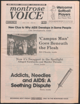 Montrose Voice, No. 338, April 17, 1987