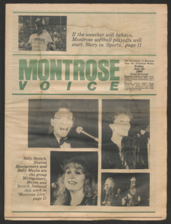 Montrose Voice, No. 91, July 23, 1982