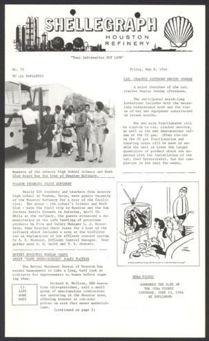 Shellegraph, No. 75, May 8, 1964 