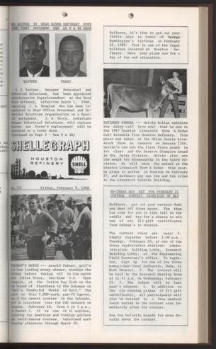 Shellegraph, No. 275, February 9, 1968