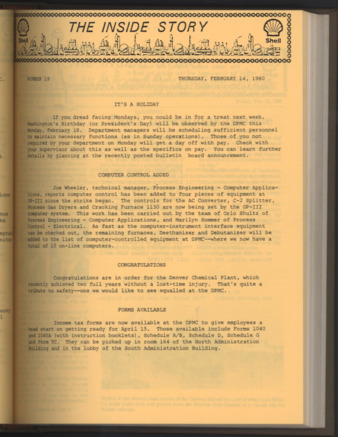 The Inside Story, No. 19, February 14, 1980