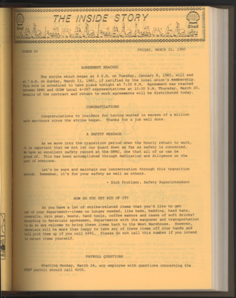 The Inside Story, No. 40, March 21, 1980