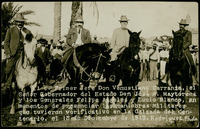 Venustiano Carranza, General José María Maytorena, General Felipe Angeles, and General Lucio Blanco
