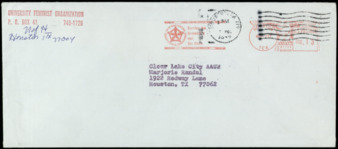 Clear Lake City AAUW envelope