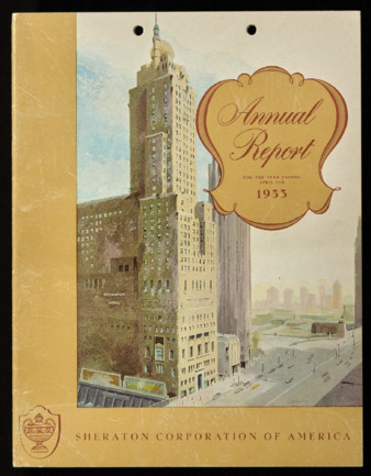 Sheraton Corporation of America, 1953 Annual Report