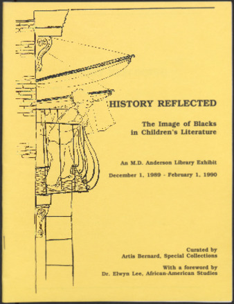 History Reflected: The Image of Blacks in Children's Literature exhibit catalog