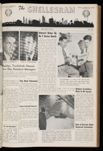 The Shellegram, Vol. 17, No. 6, July 1952