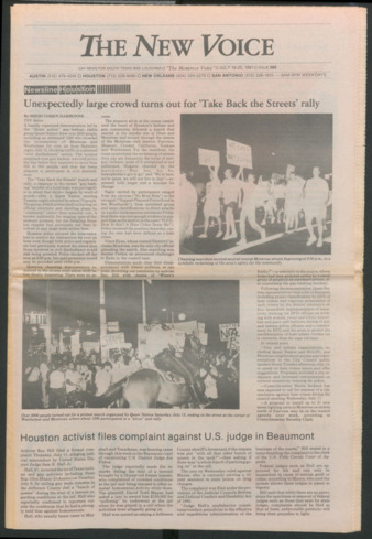 The New Voice, No. 560, July 19-25, 1991