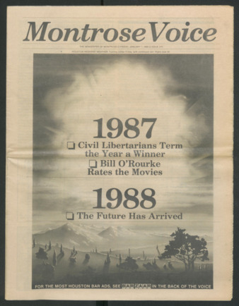 Montrose Voice, No. 375, January 1, 1988