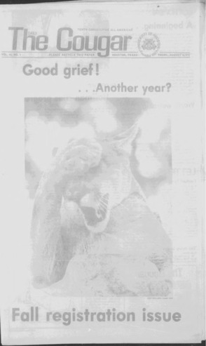 The Daily Cougar. Vol. 42, No. 1, August 14, 1975.