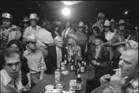 Andy Warhol and Jerry Hall