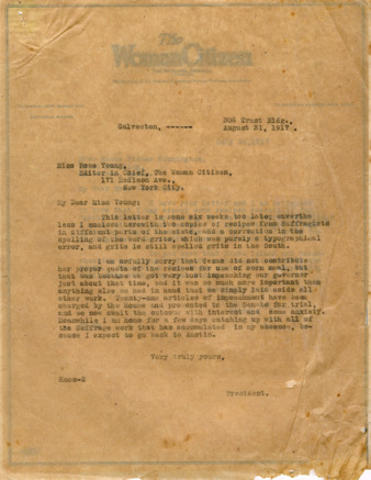 Letters about recipes