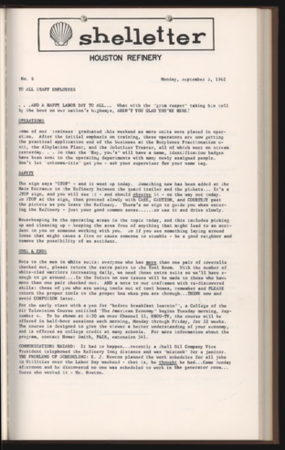 Shelletter, No. 8, September 3, 1962 