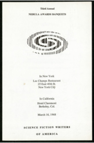 Third Annual Nebula Awards Banquets, Program