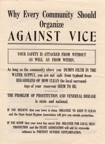 Why Every Community Should Organize Against Vice