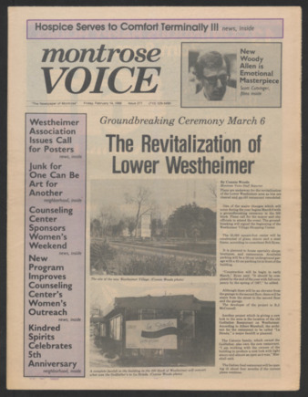 Montrose Voice, No. 277, February 14, 1986