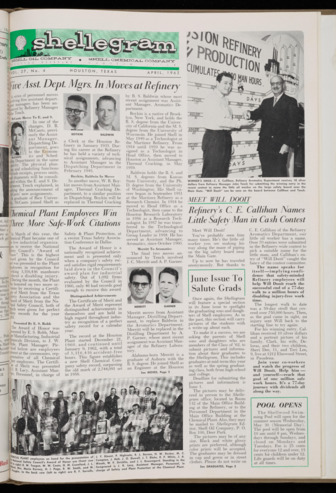 Shellegram, Vol. 27, No. 4, April 1962 