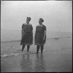 Two women on body of water