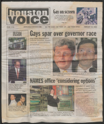 Houston Voice, No. 1113, February 22, 2002