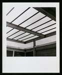 Meyerland Parade of Homes House, interior roof steel beams
