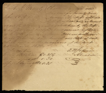 Judgement regarding debts in two separate cases involving R. J. Mosley