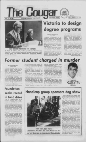 The Daily Cougar. Vol. 41, No. 83, March 11, 1975.