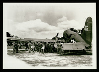 Airplane and evacuation of prisoners-of-war