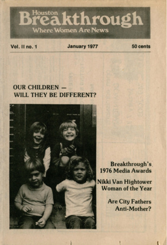 Houston Breakthrough, Vol. 2, No. 1, January 1977