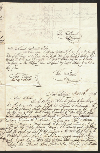 Letter from George Fennell to his brother