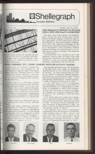 Shellegram, Vol. 37, No. 19, May 12, 1972