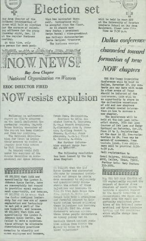 NOW News Bay Area Chapter, November 1973