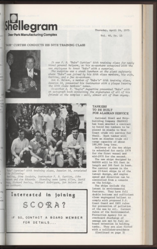 Shellegram, Vol. 40, No. [16], April 24, 1975