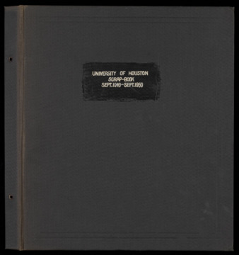 Scrapbook, Fall 1949-Spring 1950